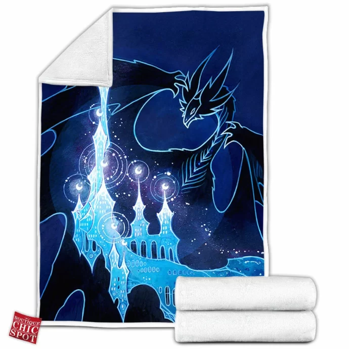 Starlight Towers Dragon Fleece Blanket