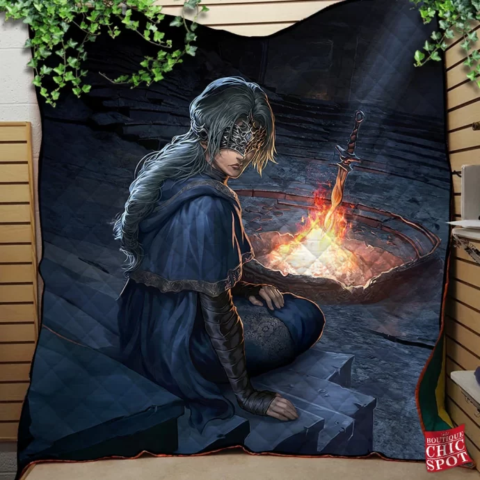 Dark Souls Quilt Blanket