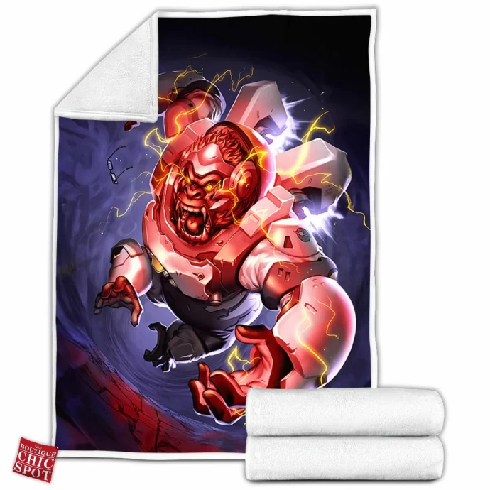 Winston Overwatch Fleece Blanket