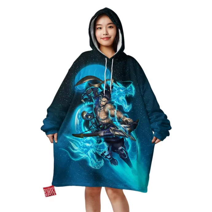 Hanzo Overwatch Blanket Hoodie