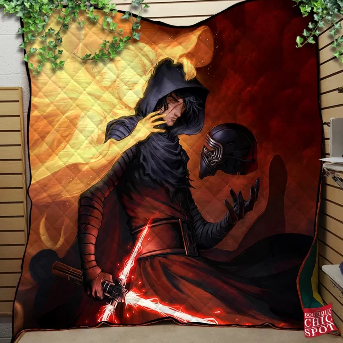 Kylo Ren Quilt Blanket