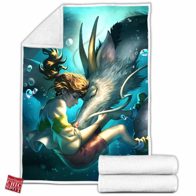 Spirited Away Fleece Blanket