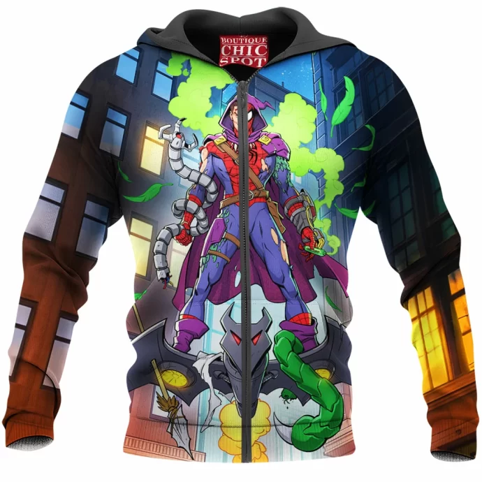 Evil Spider-man Zip Hoodie