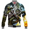 Sci-Fi Baseball-Jacket, Star Wars Baseball-Jacket, The Mandalorian Baseball-Jacket