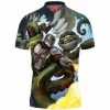 Sci-Fi Polo Shirt, Star Wars Polo Shirt, The Mandalorian Polo Shirt