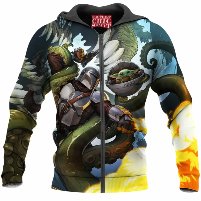 D HANG Boutique 0984 Zip Hoodie