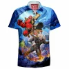 Fantasy Hawaiian-Shirt, Hellboy Hawaiian-Shirt, The Witcher Hawaiian-Shirt