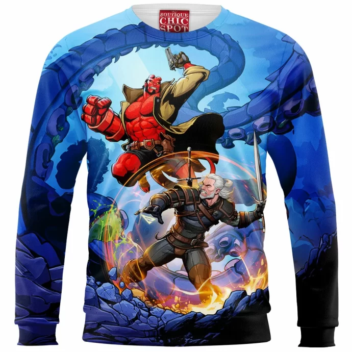 The Witcher Vs Hellboy Sweatshirt