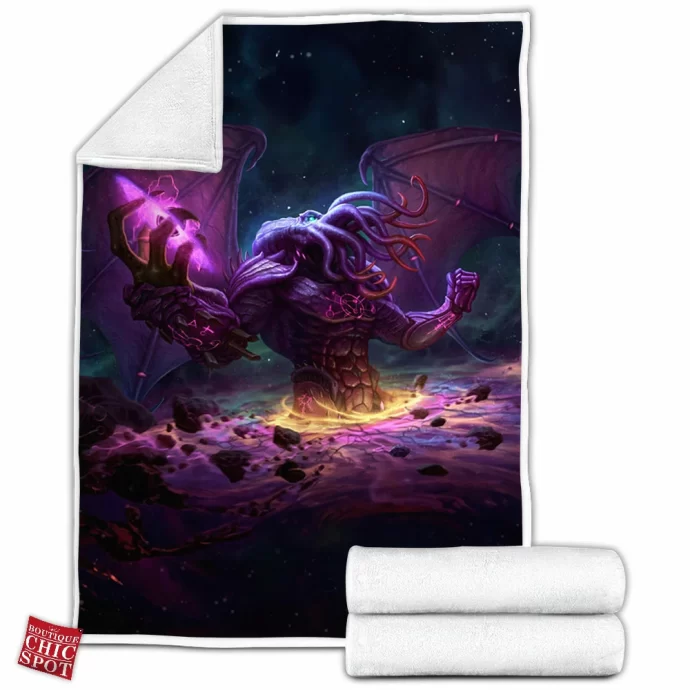 Cosmic Cthulhu Fleece Blanket