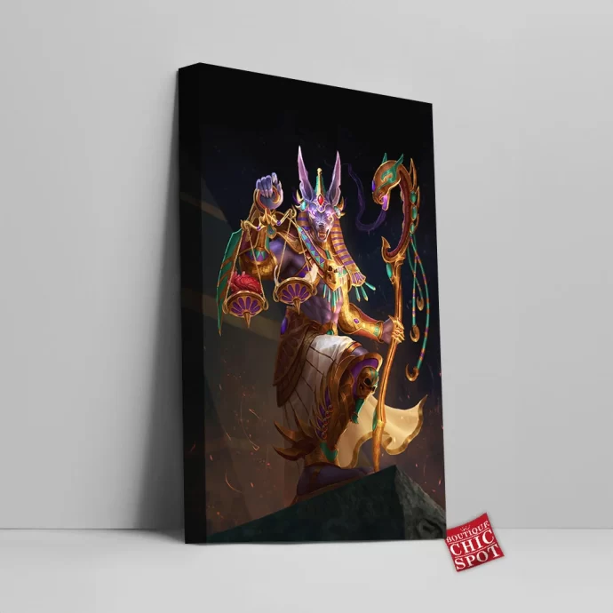 Anubis Canvas Wall Art