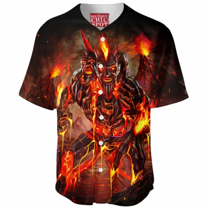 Volcanic Smite Baseball Jersey