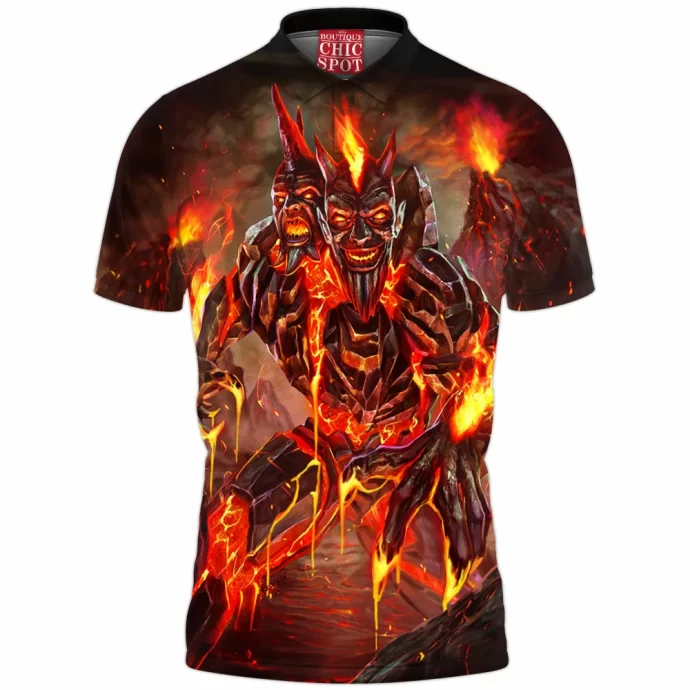 Volcanic Smite Polo Shirt