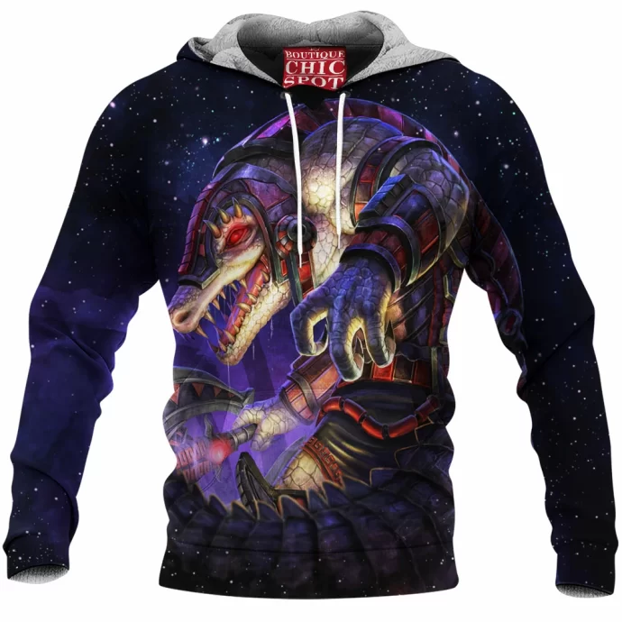 Crocodile Smite Fleece Hoodie