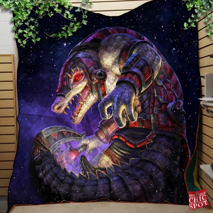 Crocodile Smite Quilt Blanket