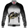 Terror Chopper Baseball-Jacket, Sci-Fi Baseball-Jacket, Spaceship Baseball-Jacket