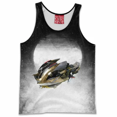 Terror Chopper Tank-Top, Sci-Fi Tank-Top, Spaceship Tank-Top