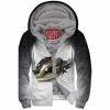 Terror Chopper Zip-Fleece-Hoodie, Sci-Fi Zip-Fleece-Hoodie, Spaceship Zip-Fleece-Hoodie