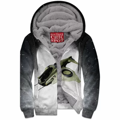 Wasp Vehicle Zip-Fleece-Hoodie