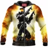 Game Zip-Hoodie, Halo Zip-Hoodie, Master Chief Zip-Hoodie