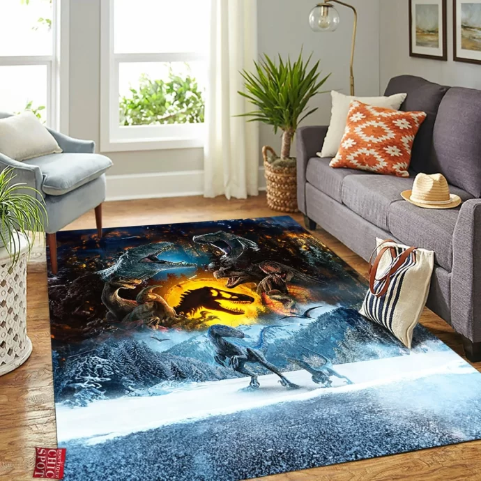 Jurassic World Rectangle Rug