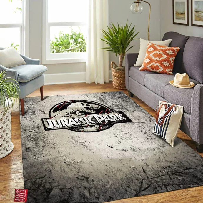 Jurassic Park Rectangle Rug