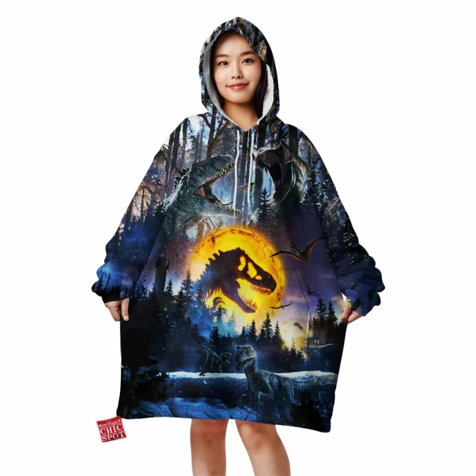 Jurassic Park Blanket Hoodie