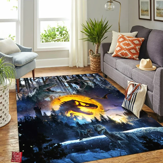 Jurassic Park Rectangle Rug