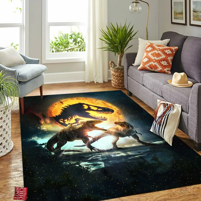 Jurassic Park Rectangle Rug