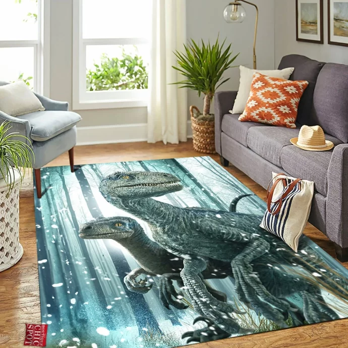 Jurassic Park Rectangle Rug