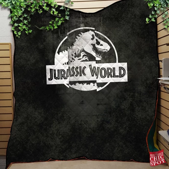 Jurassic Park Quilt Blanket