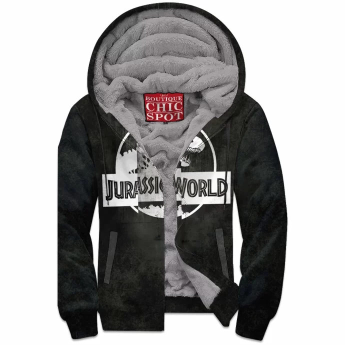 Jurassic Park Zip Fleece Hoodie