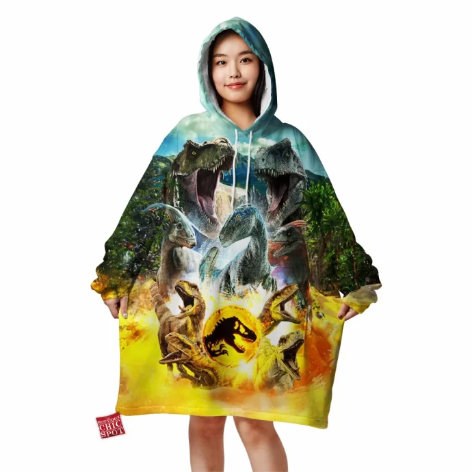 Jurassic Park Blanket Hoodie