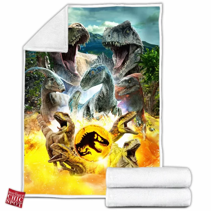 Jurassic Park Fleece Blanket