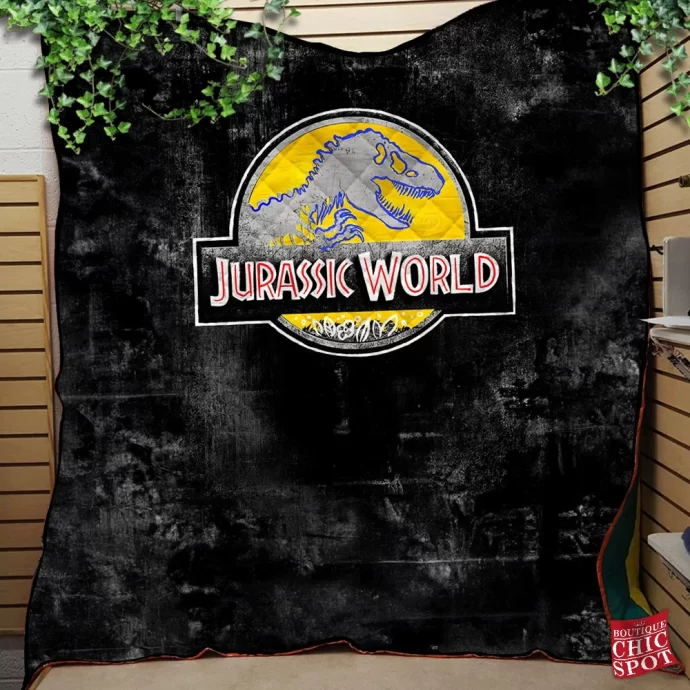 Jurassic Park Quilt Blanket