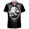 Dinosaur Hawaiian-Shirt, Jurassic Park Hawaiian-Shirt, Jurassic World Hawaiian-Shirt, Sci-Fi Hawaiian-Shirt, T-Rex Hawaiian-Shirt