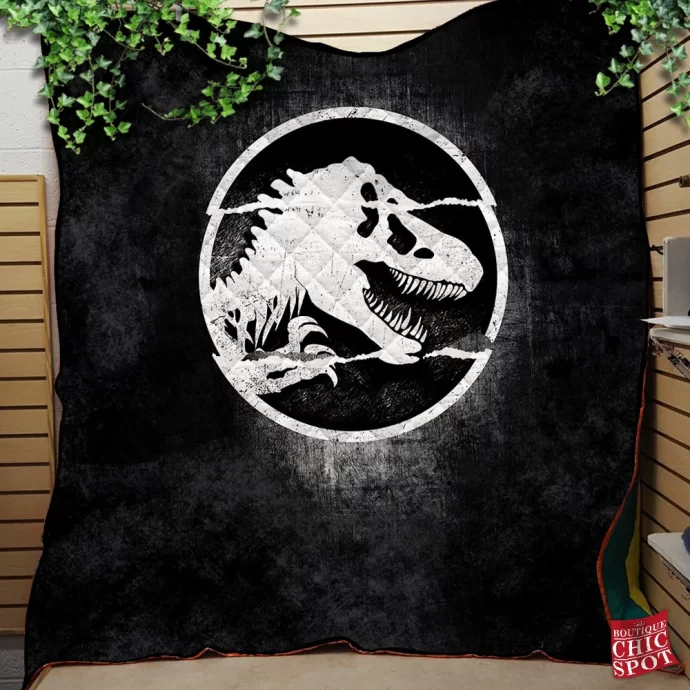 Jurassic Park Quilt Blanket