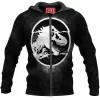 Dinosaur Zip-Hoodie, Jurassic Park Zip-Hoodie, Jurassic World Zip-Hoodie, Sci-Fi Zip-Hoodie, T-Rex Zip-Hoodie