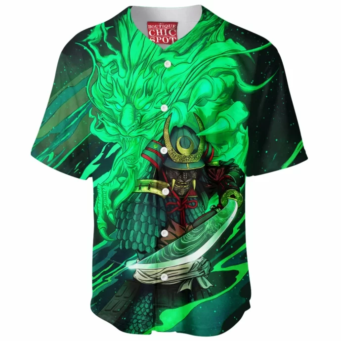 Ghostly Samurai Baseball Jersey