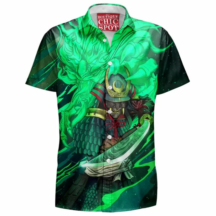 Ghostly Samurai Hawaiian Shirt