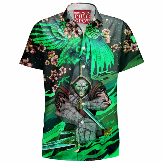 Ghostly Ninja Hawaiian Shirt