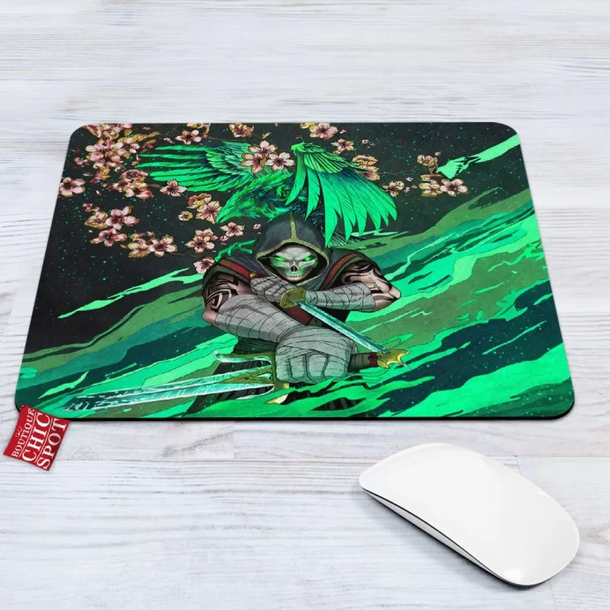 Ghostly Ninja Mouse Pad