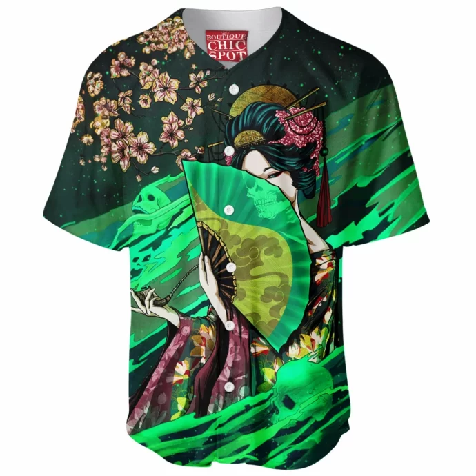 Ghostly Geisha Baseball Jersey