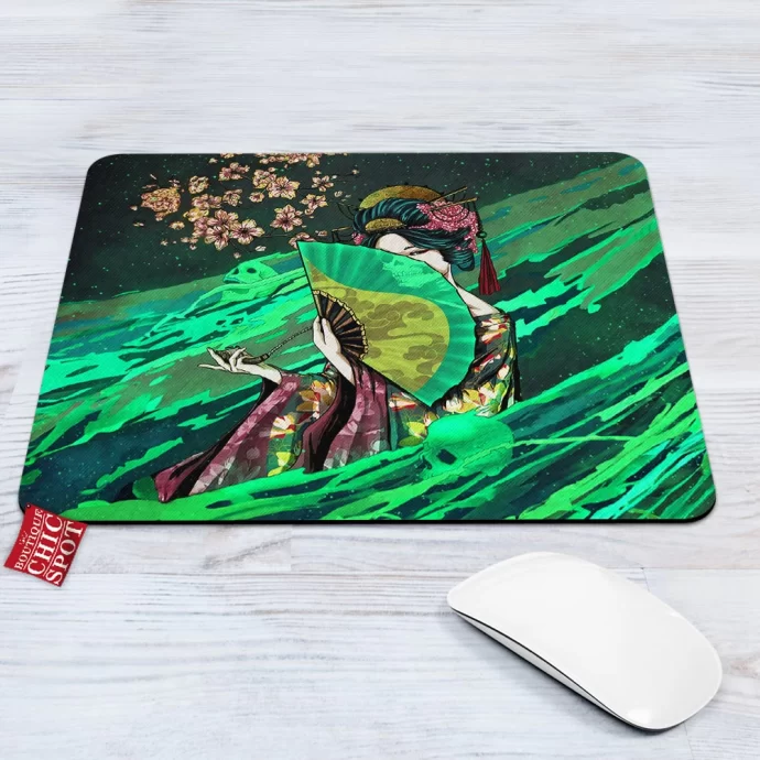 Ghostly Geisha Mouse Pad