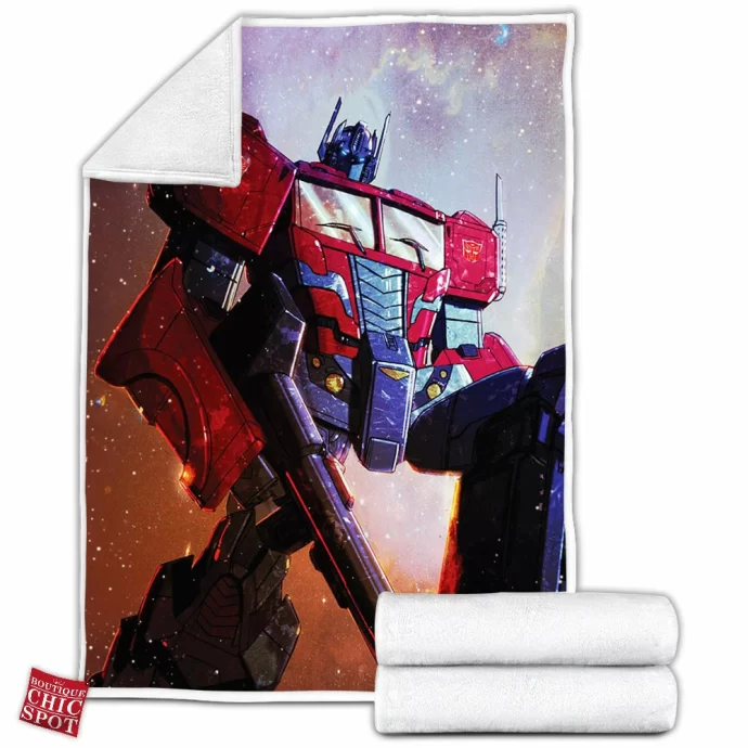 Optimus Prime Fleece Blanket