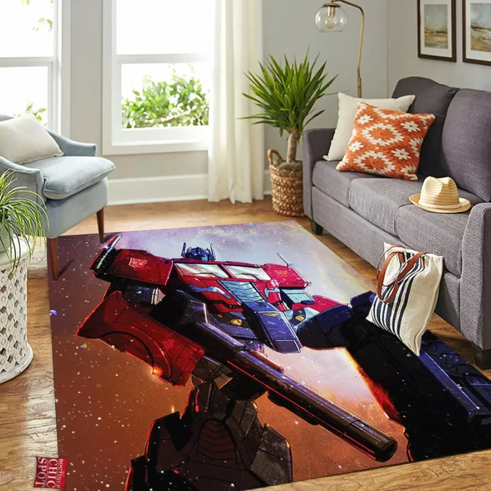 Optimus Prime Rectangle Rug