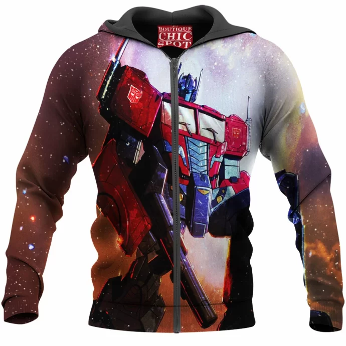 Optimus Prime Zip Hoodie