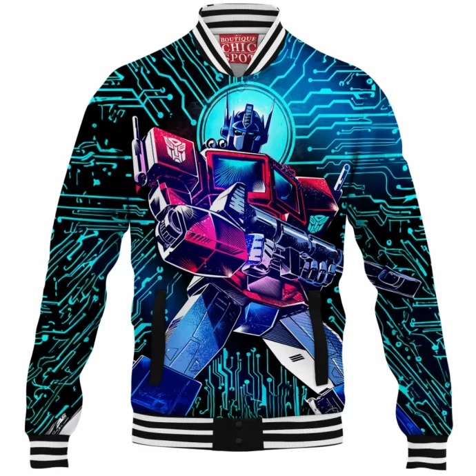 Optimus Prime Baseball Jacket