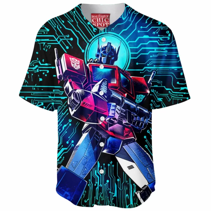 Optimus Prime Baseball Jersey