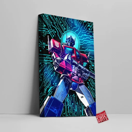Optimus Prime Canvas Wall Art
