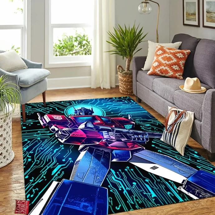 Optimus Prime Rectangle Rug